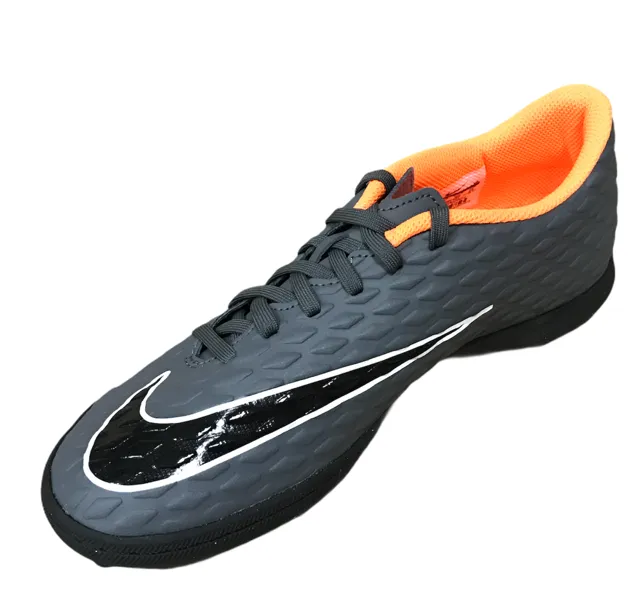 Nike men's soccer shoe Phantomx 3 Club TF AH7281 081 dark grey-orange