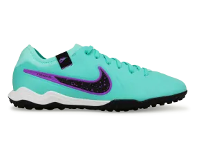 Nike Men's Tiempo Legend 10 Pro TF Turquoise/Black/Purple