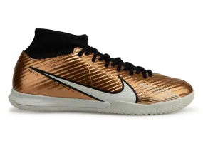 Nike Men's Zoom Mercurial Superfly 9 Academy IC Metallic Copper