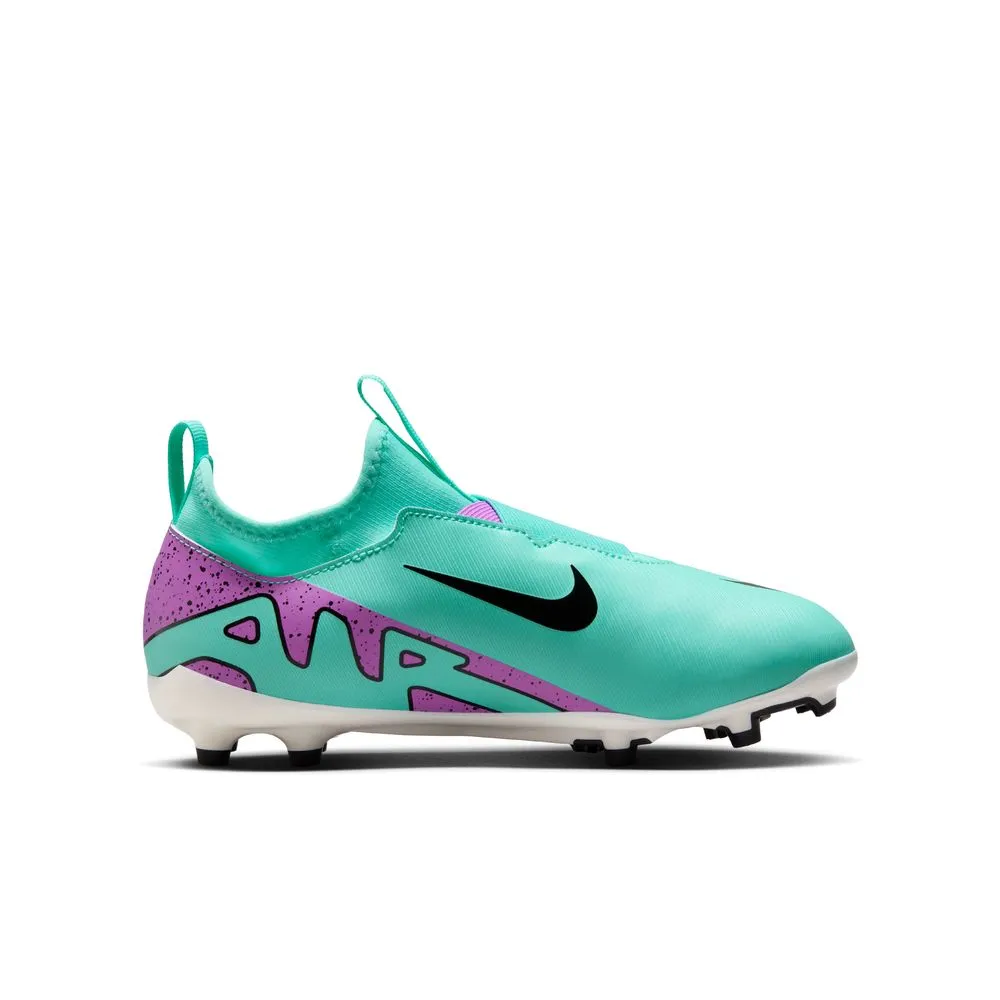 Nike Mercurial Zoom Vapor 15 Academy FG/MG Jnr Football Boots (Hyper Turquoise/Fuschia Dream)