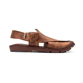 Pure Leather Charsadda Chappal H33