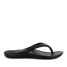 REBOUND ORTHOTIC THONGS - BLACK