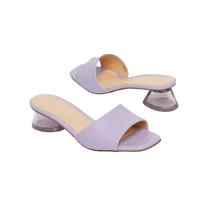 Round Clear Heel Sandal BCM 105