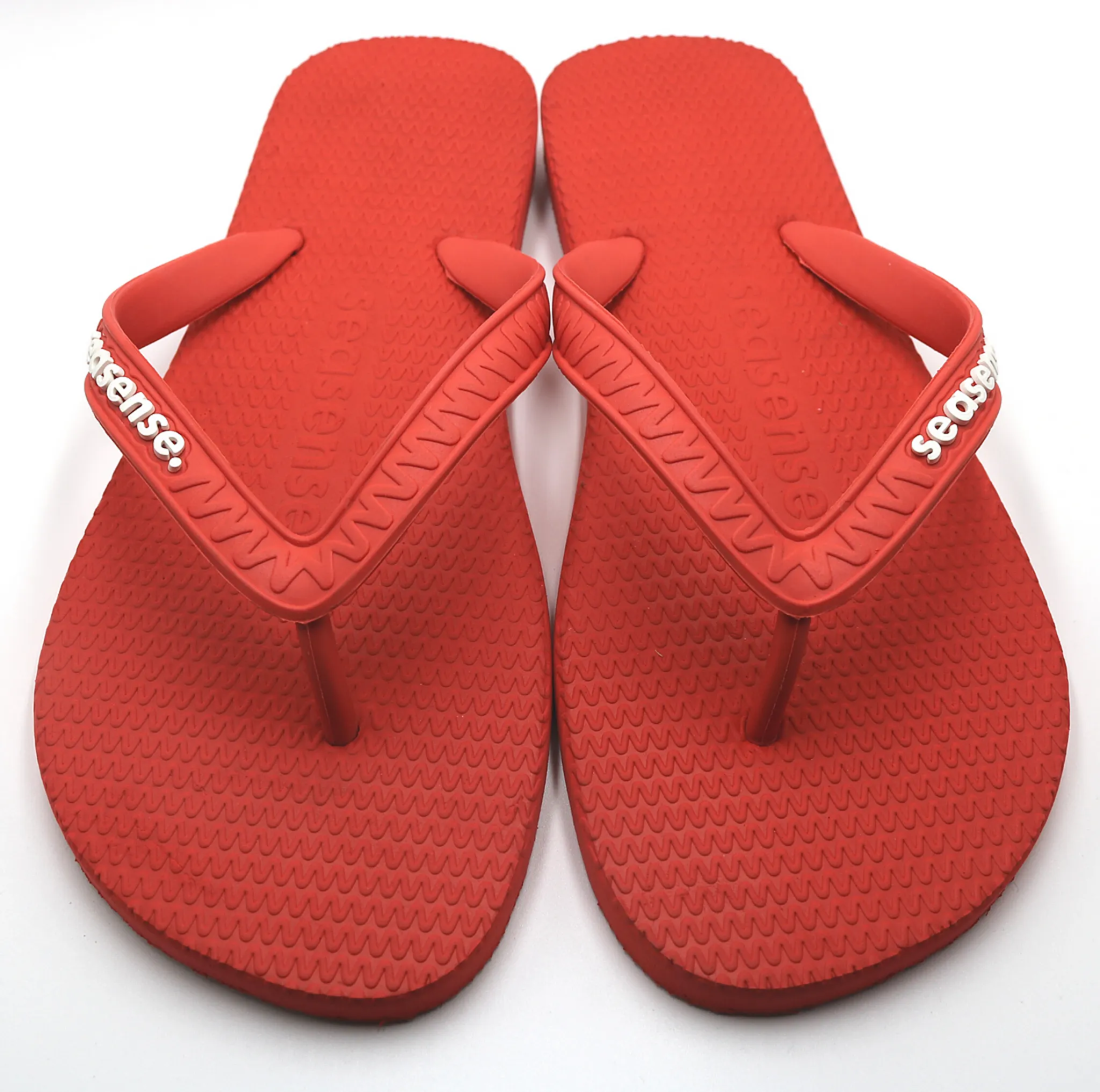 Sea Sense Flip Flops Coral Red For Him