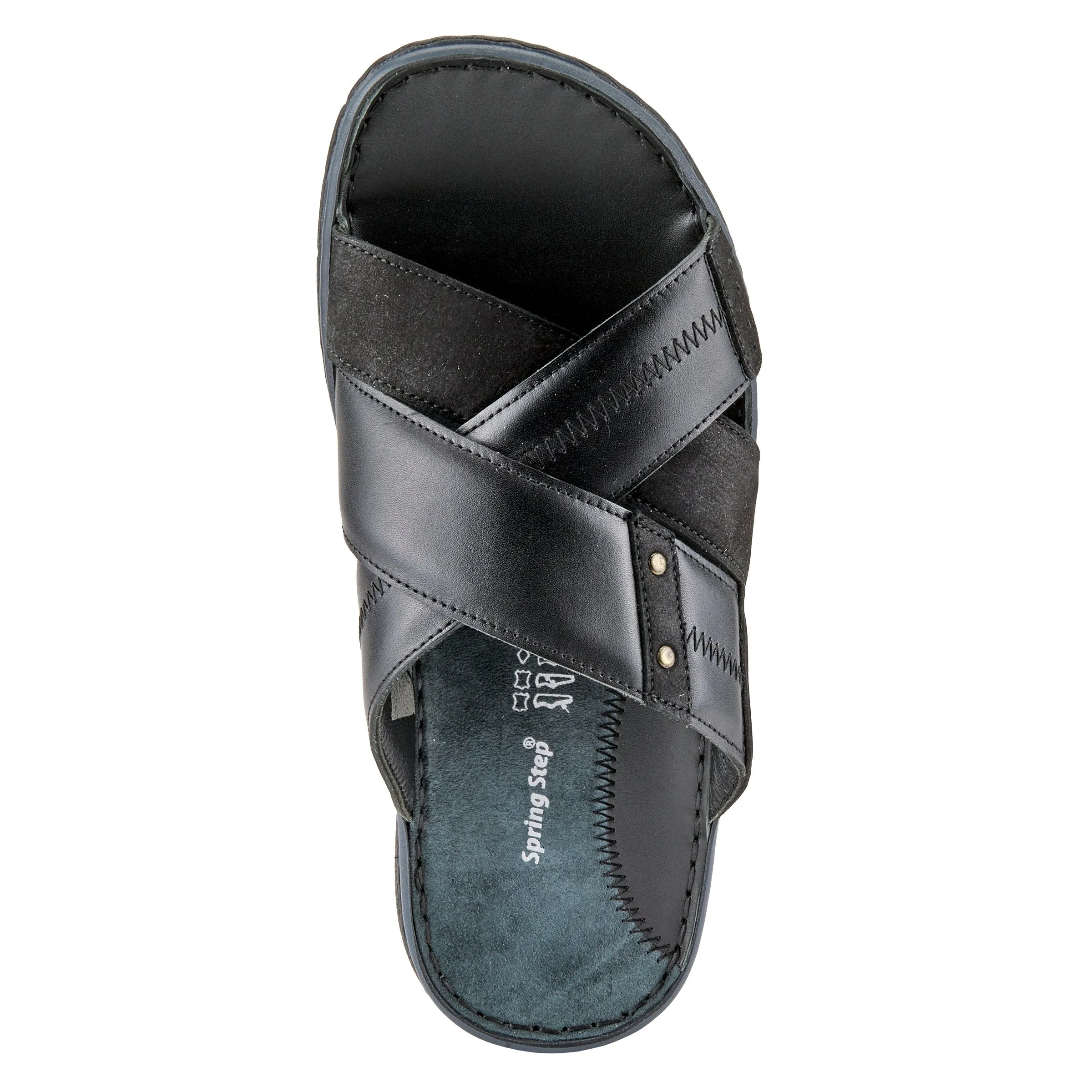 SPRING STEP MEN KAMAR SLIDE SANDALS