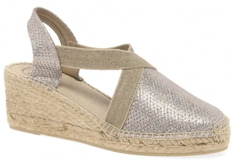 Toni Pons Triton Womens Wedge Heeled Espadrille