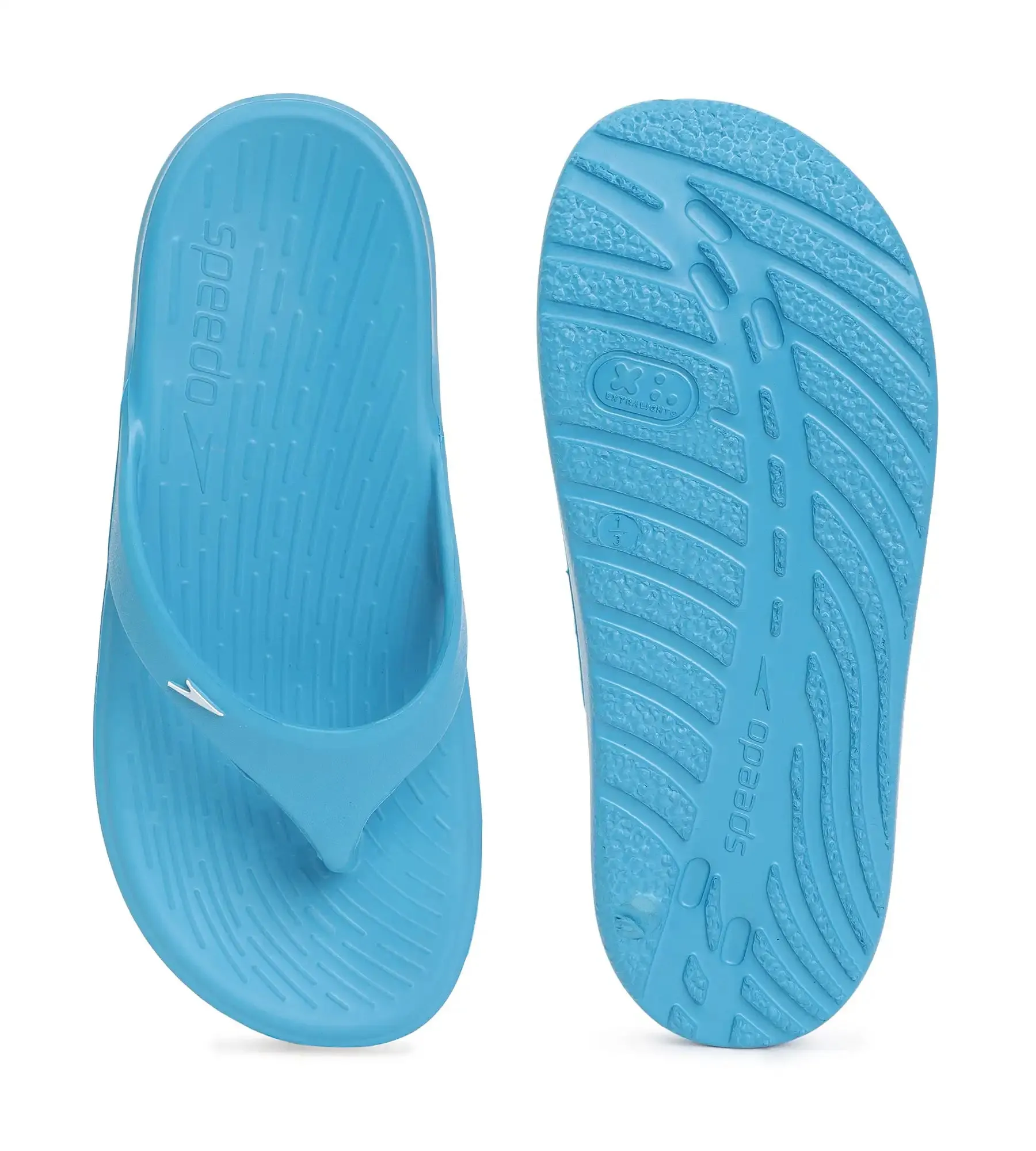 Unisex Junior's Single Colour Flip Flops - Bolt & White