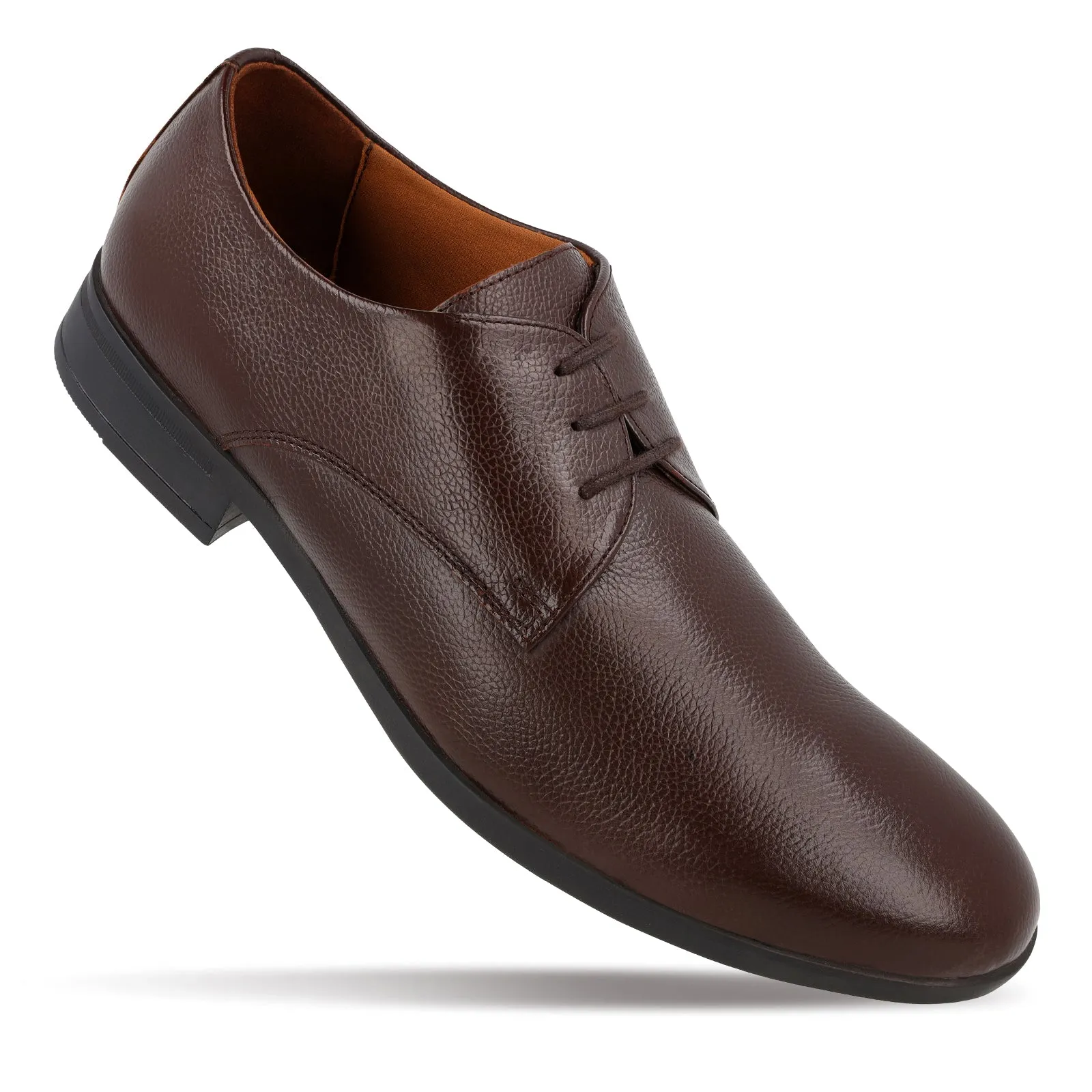 Walkaroo Leather Men formals Shoes - WF6051 Brown